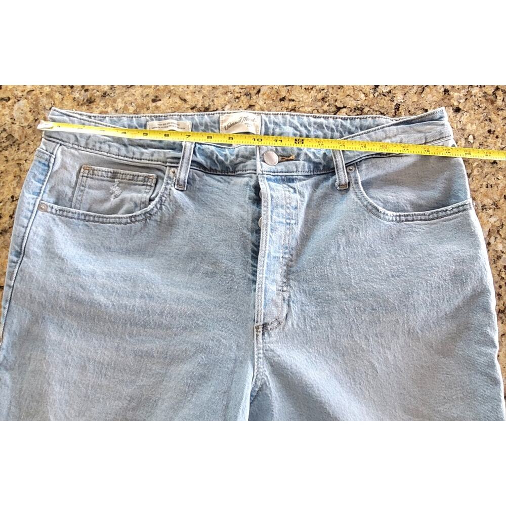 Womens Universal Thread High Rise 90s Straight Light Wash Denim Jeans Sz: 17R - Picture 10 of 16